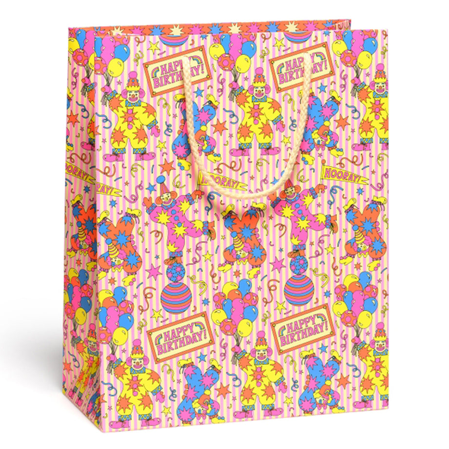 Clown Birthday Gift Bag - Large