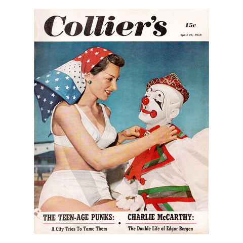 Collier's Clown and Teen Punks - Vintage 1950