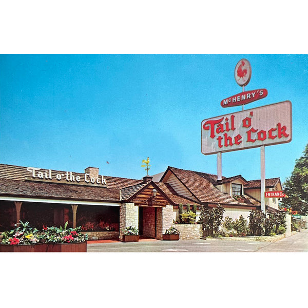 Vintage 1950's Tail o' the Cock Postcard