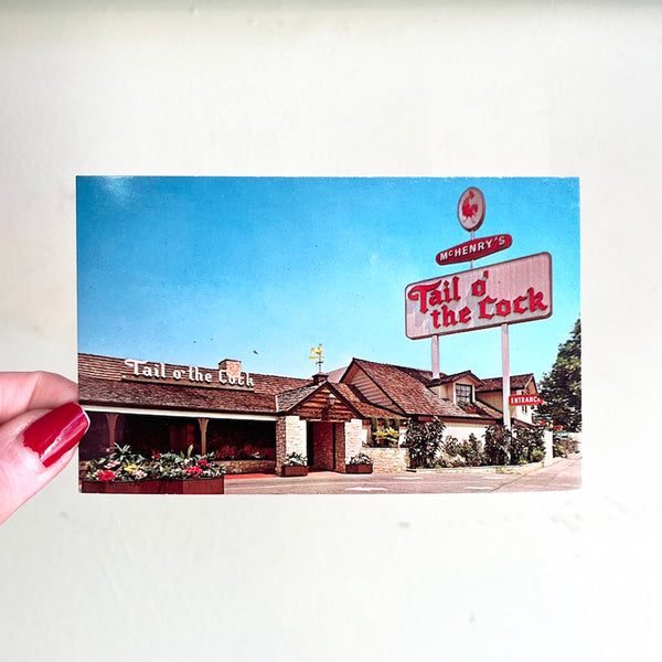 Vintage 1950's Tail o' the Cock Postcard