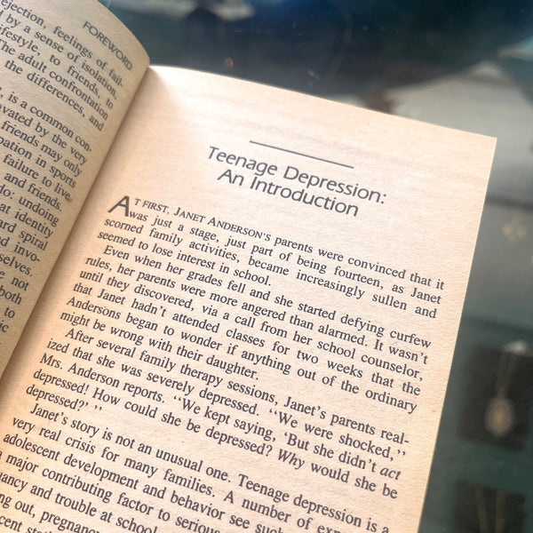 Coping With Teenage Depression - Vintage 1982