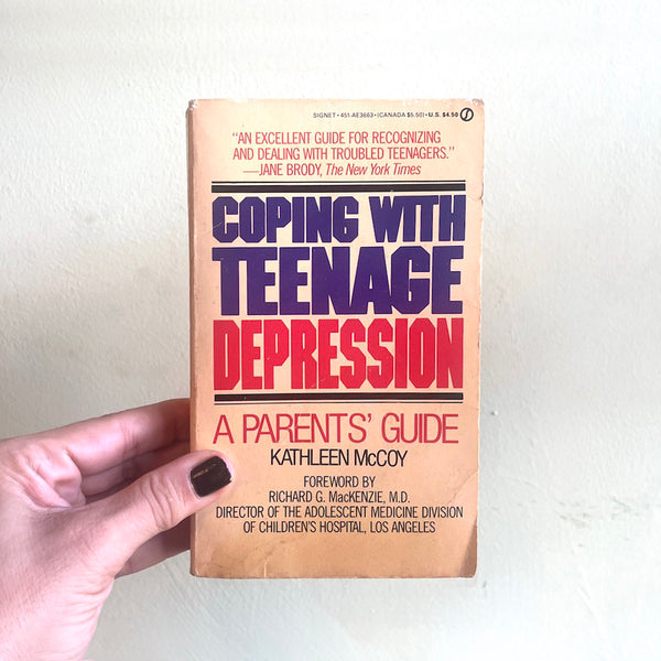 Coping With Teenage Depression - Vintage 1982
