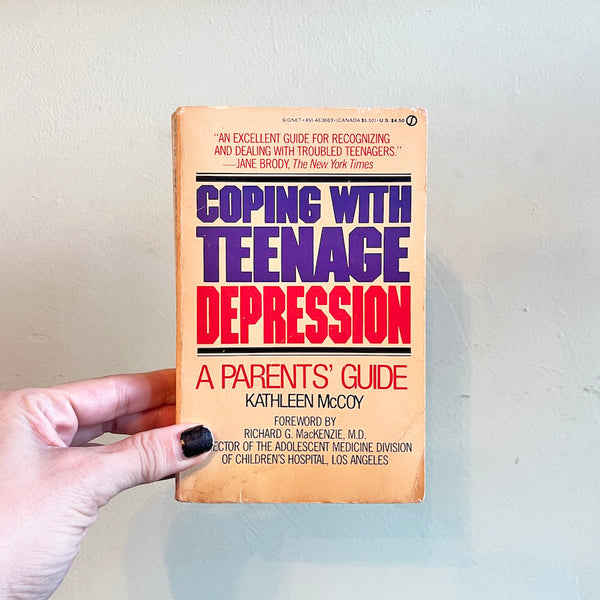 Coping With Teenage Depression - Vintage 1982