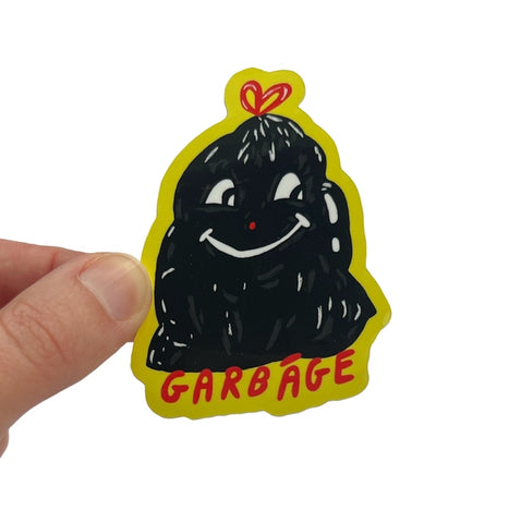 Cutie Garbage Bag Sticker
