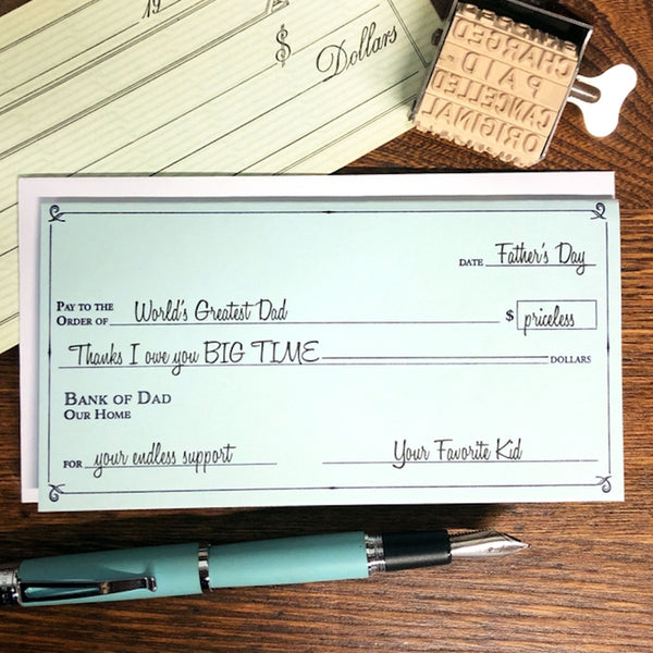 Bank of Dad - Fathers Day Card