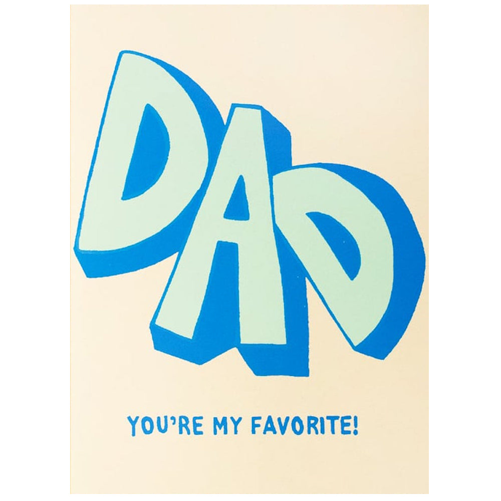 Favorite Dad - Fathers Day Card