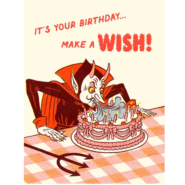Devilish Wish Birthday Card