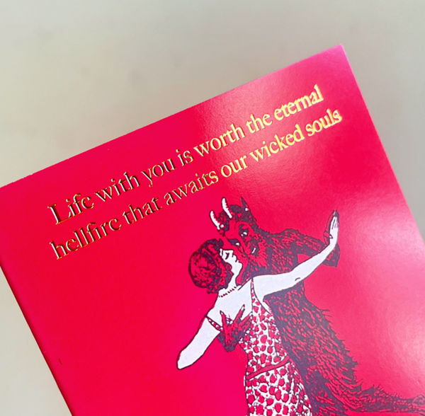 Eternal Hellfire Valentines Day Card