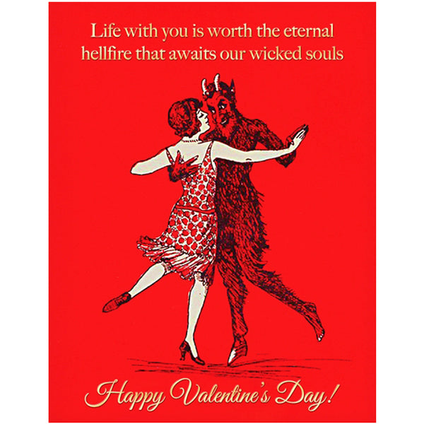 Eternal Hellfire Valentines Day Card