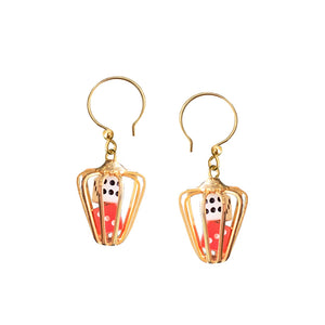 Vintage 1970's Mini Dice Earrings