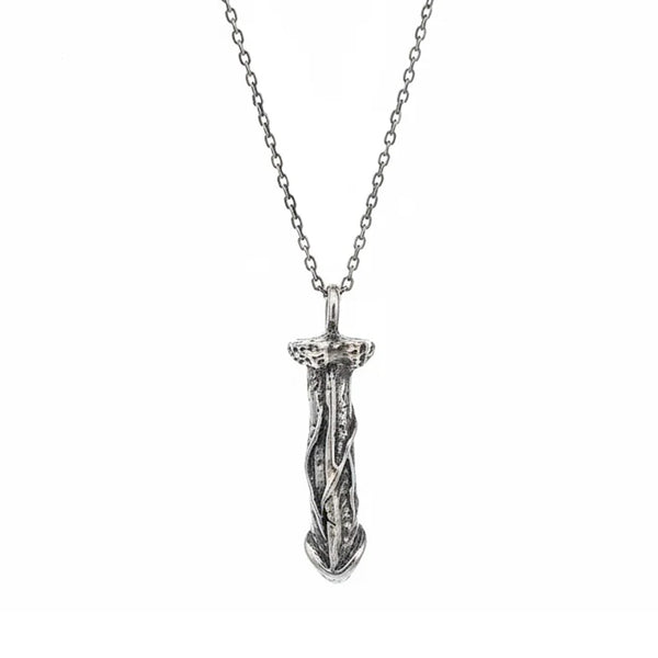 Anatomical Phallus Necklace - Silver