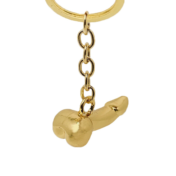 Golden Phallus Keychain