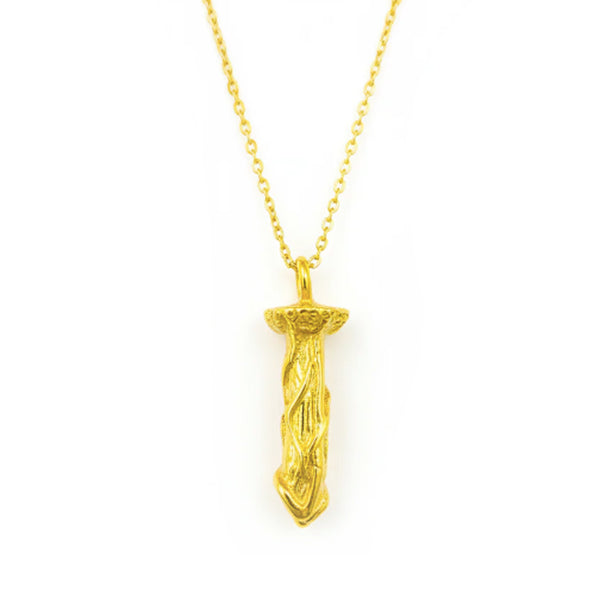 Anatomical Phallus Necklace - Gold