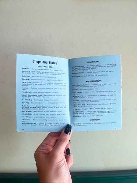 Disneyland Guide - Vintage 1971