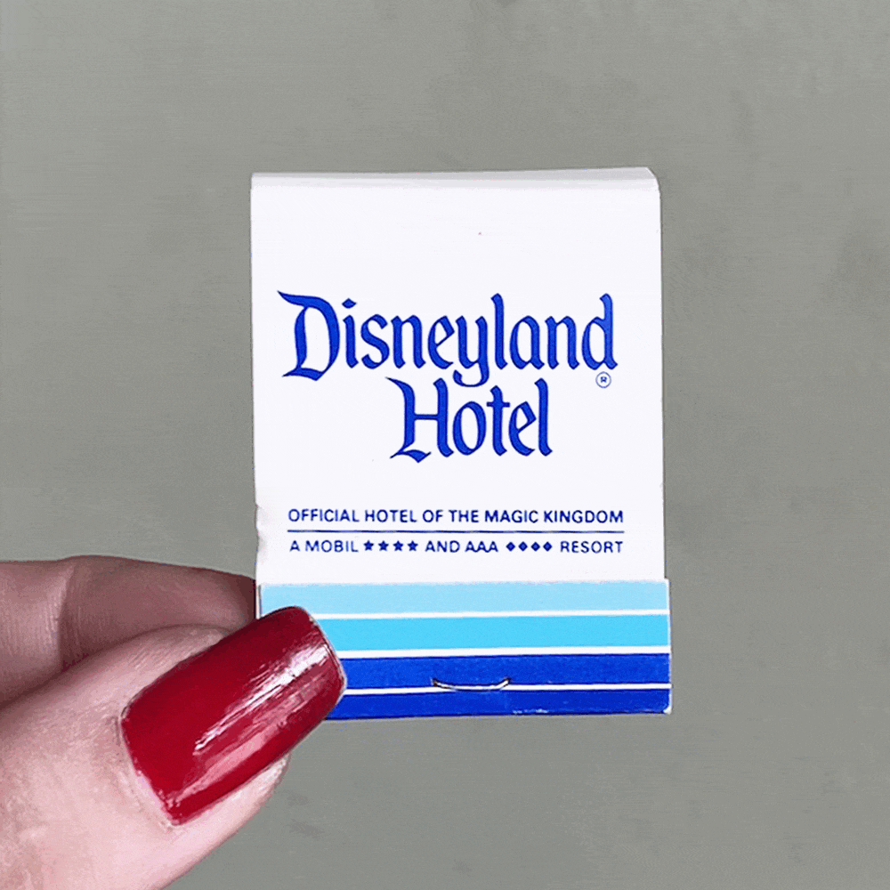 Vintage Disneyland Matches