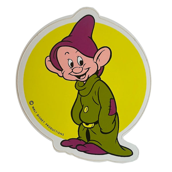 Vintage Dopey Disney Sticker
