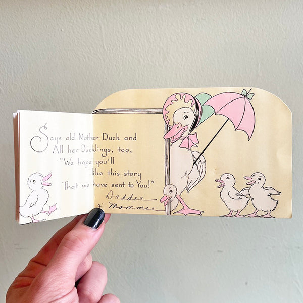 Happy Easter Wishes - Vintage 1940's Card