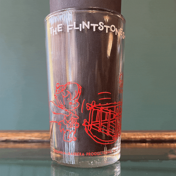 Vintage Flintstones Juice Cups