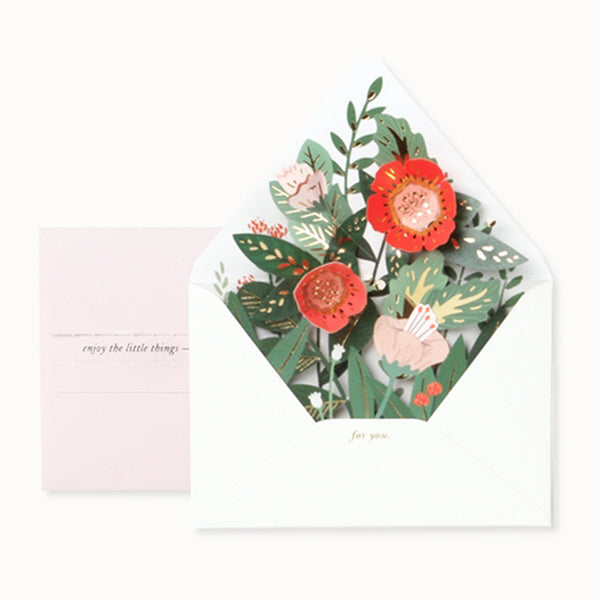 Flowers For You Pop-Up Card