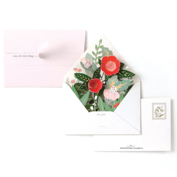 Flowers For You Pop-Up Card