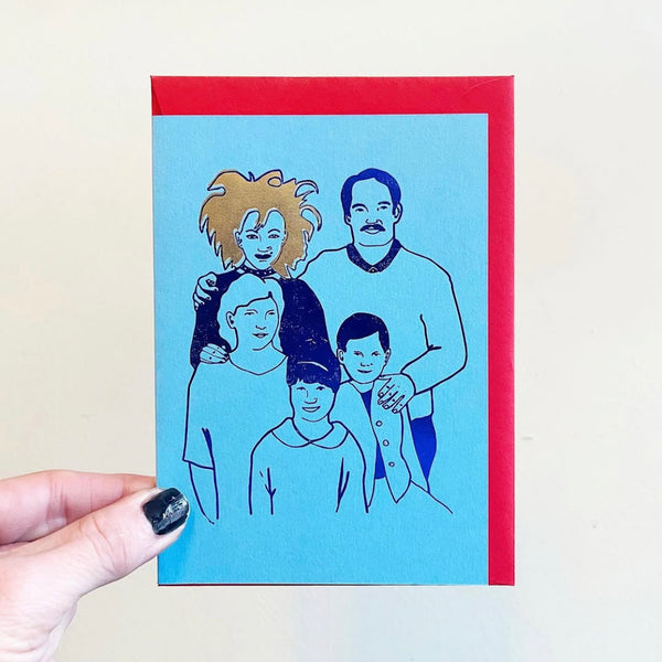 Happy Family Blank Card