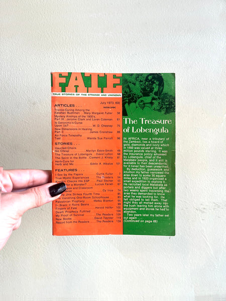 FATE Magazine - Vintage July 1973