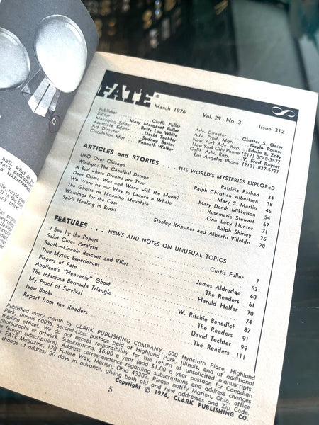 FATE Magazine - Vintage March 1976