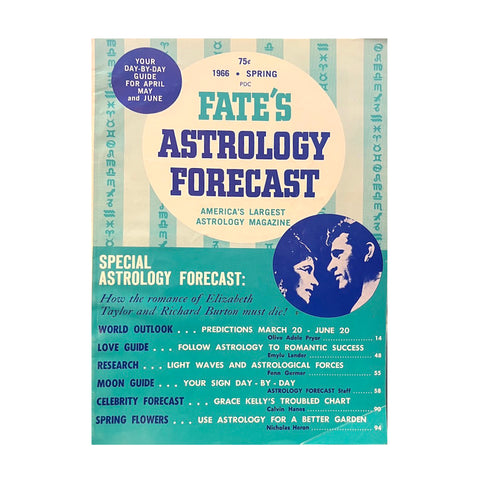 Fate's Astrology Forecast - Vintage Spring 1966