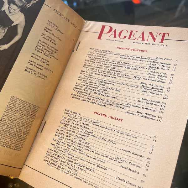 Vintage Pageant - February 1952