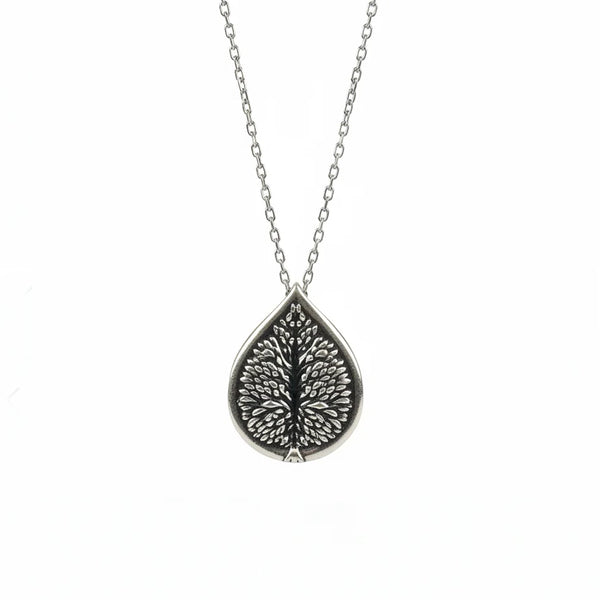 Dionysian Fig Necklace - Silver
