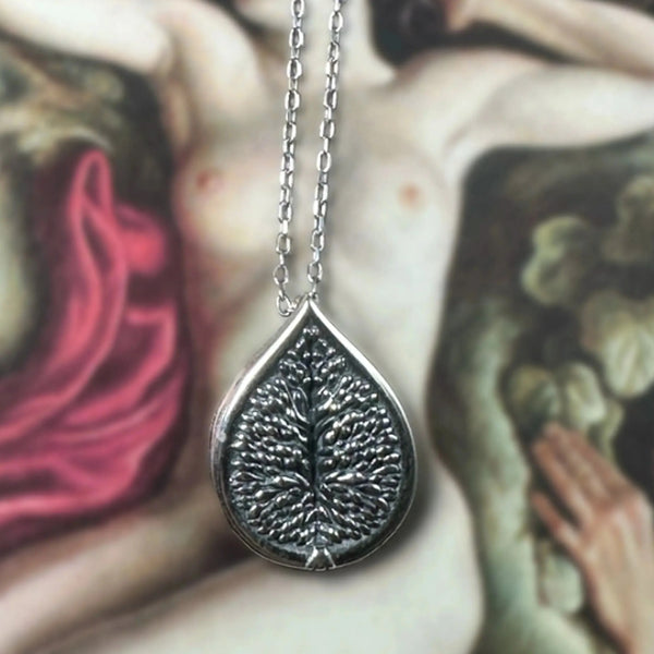 Dionysian Fig Necklace - Silver