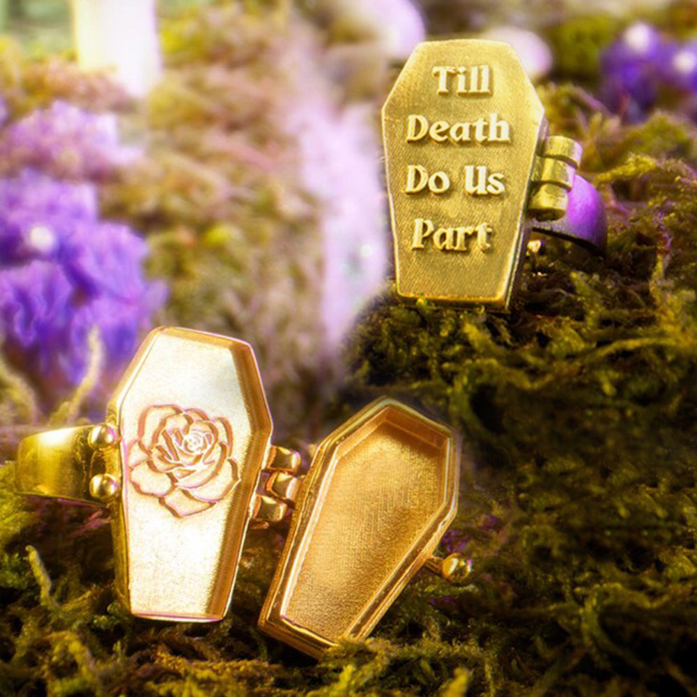 Golden Coffin Poison Ring