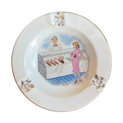 Free Wiener - Vintage 1950's Naughty Ashtray