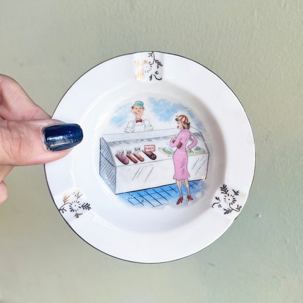 Free Wiener - Vintage 1950's Naughty Ashtray