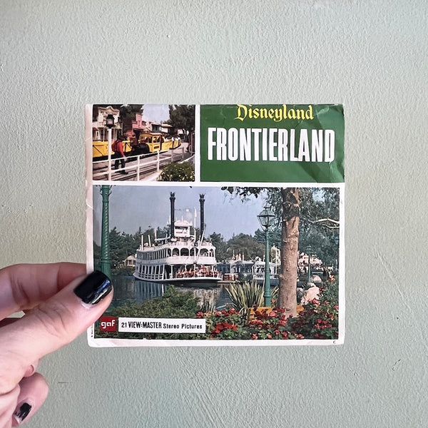 Disneyland Frontierland  - Vintage 1960's View Master Reel Set