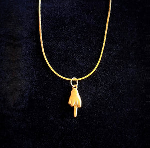 Mini Middle Finger Necklace
