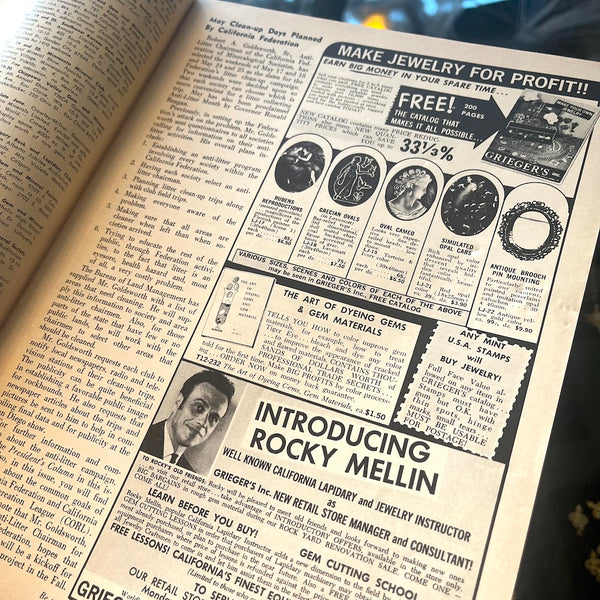 Vintage Gems & Minerals - April 1969