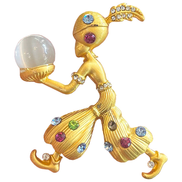Vintage Magic Genie Brooch