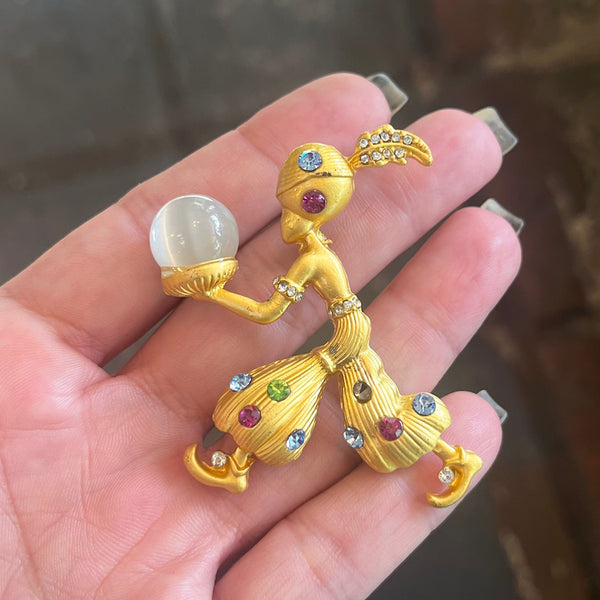 Vintage Magic Genie Brooch