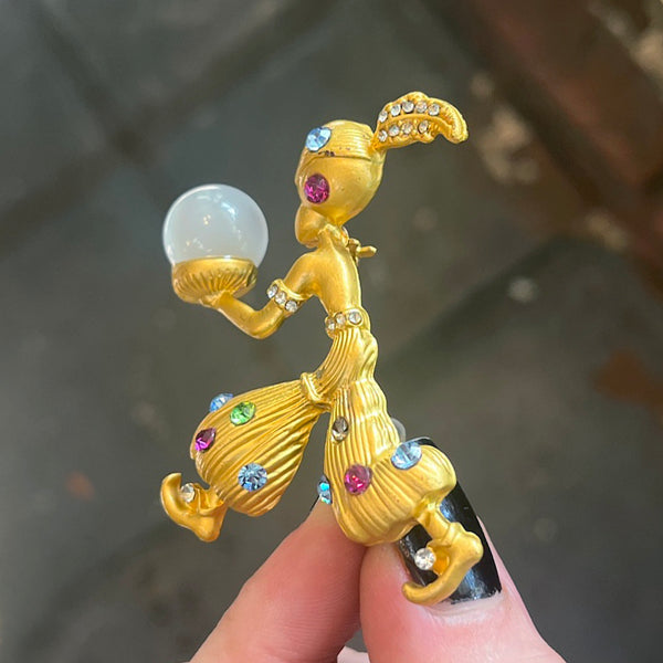 Vintage Magic Genie Brooch