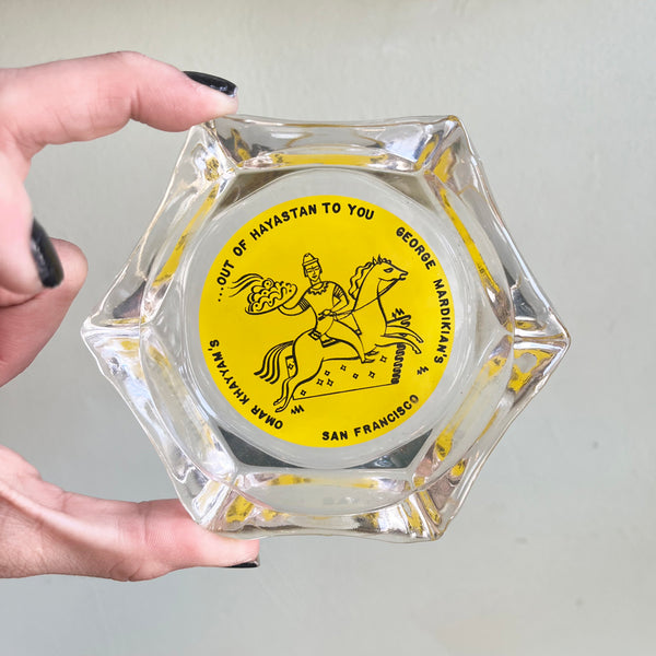 Vintage 1940's George Mardikian Ashtray