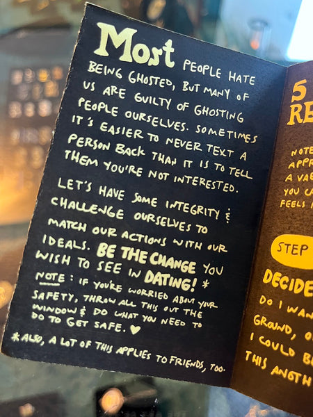 How To Stop Ghosting: A Zine on Healthy Relationships & Dating