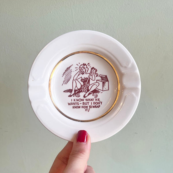 Wrap It! - Vintage 1950's Naughty Ashtray