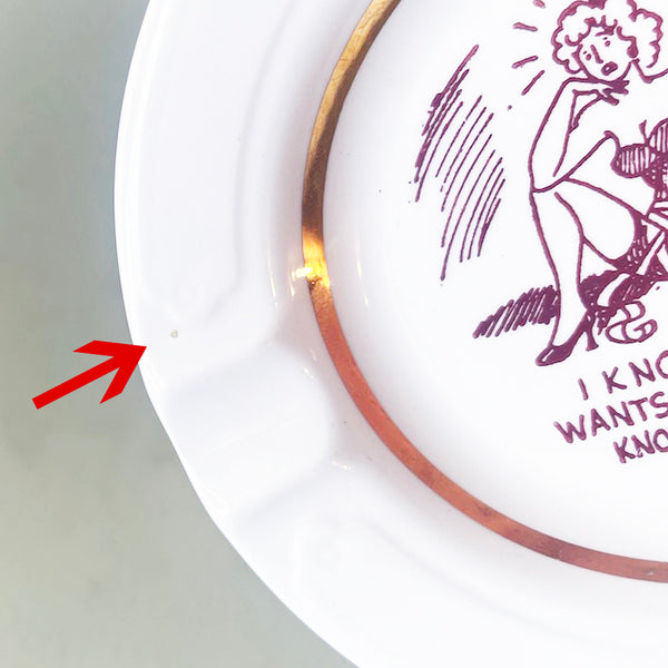 Wrap It! - Vintage 1950's Naughty Ashtray