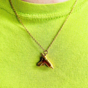 Gold Glue Gun Necklace