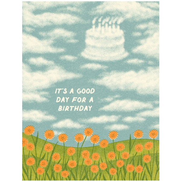 Good Day Birthday Clouds Card