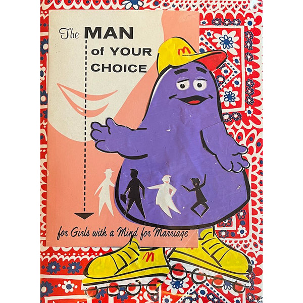 Grimace Wedding Card