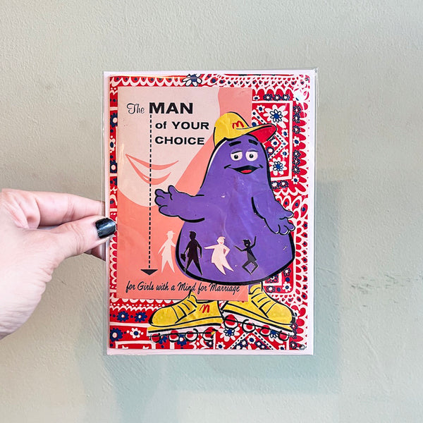 Grimace Wedding Card