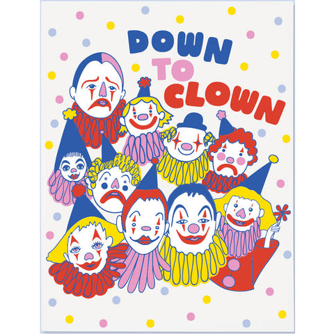 Down To Clown Card