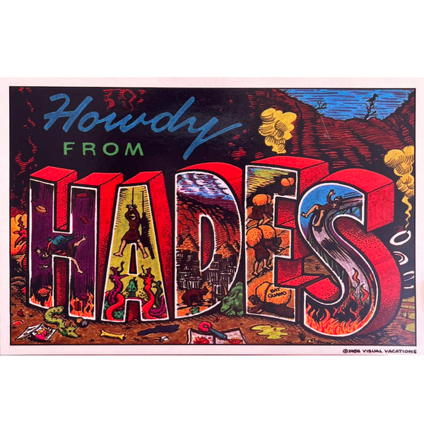 Howdy from Hades - Greetings Postcard
